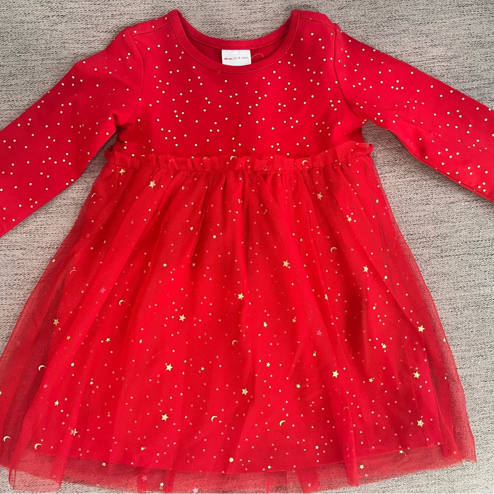 Hanna Andersson - Shimmer Star Dress In Soft Tulle